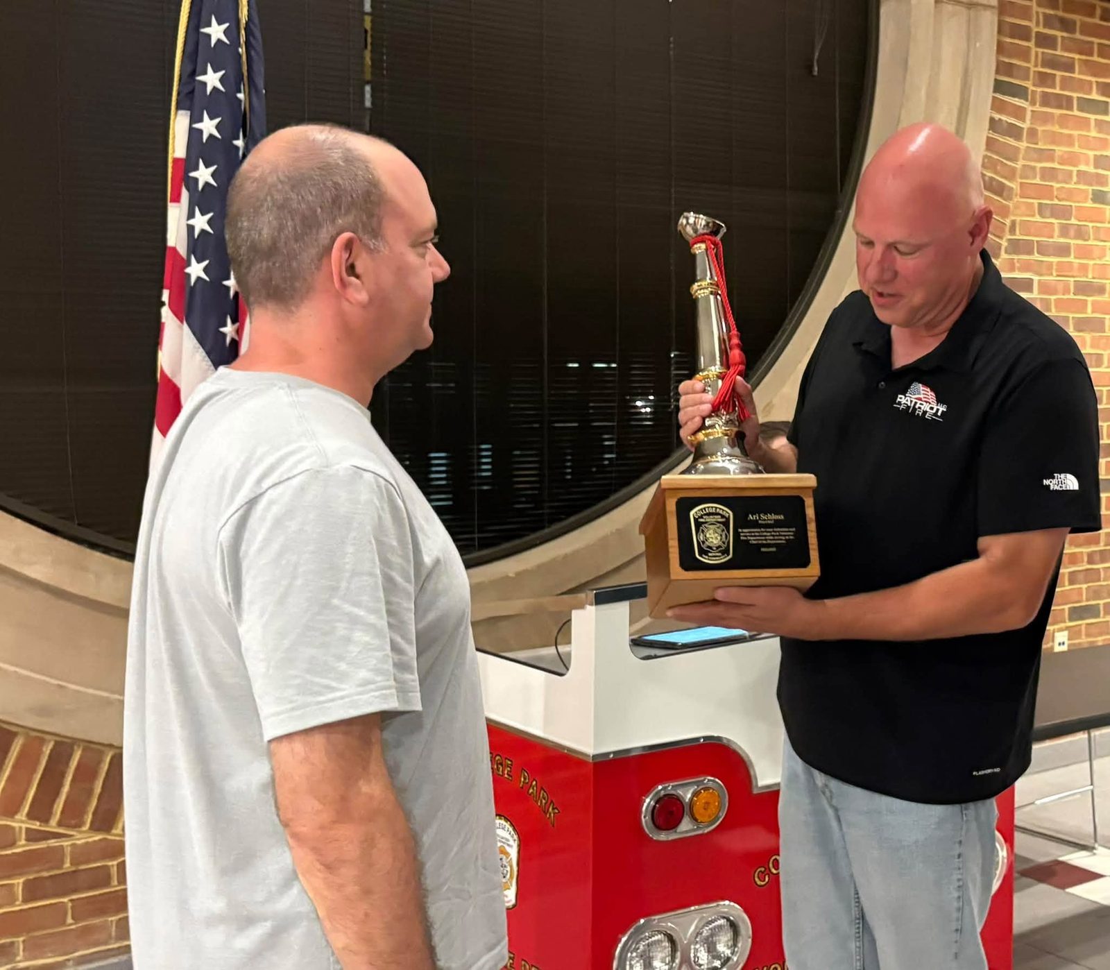 Honoring Chief Ari Schloss for his service and leadership