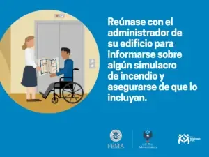 Ensure inclusivity in emergency planning: discuss evacuation strategies with your building manager to accommodate residents with mobility impairments.