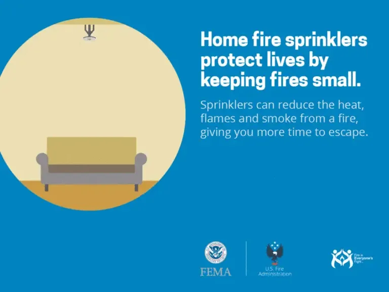 Keep fires small: home fire sprinklers save lives by reducing heat, flames, and smoke, allowing for a safer escape.