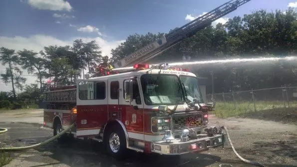 Engine and Chief Run Trailer Fire