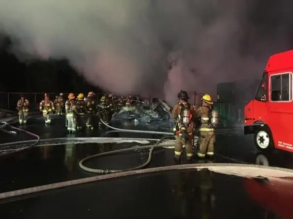 Chief, Engine, Foam, and Hazmat Run 49 2nd Alarm