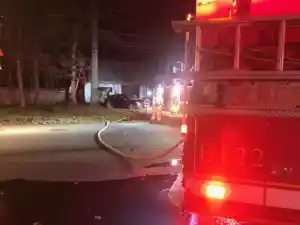 Engine and Truck Run Two Fires before Holiday Dinner