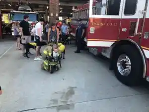 Guide Dogs Meet Firefighters