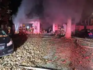 Engine and Truck Run Two Fires before Holiday Dinner