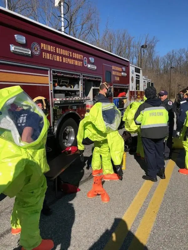 CPVFD Operates in Multi-Agency Hazmat Exercise
