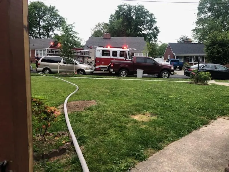 E121 runs shed fire in Co.34s area