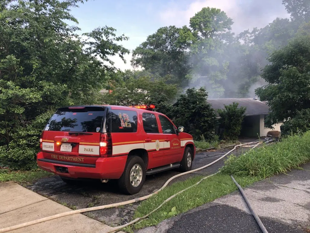 Truck and Chief Run 34 House Fire