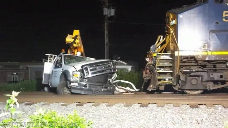 Foam and Hazmat Handle Train Crash