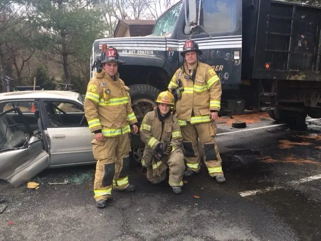 Members of Company 12 Attend Dunkirk FD Extrication Drill