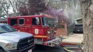 Truck Co Runs 34 Basement Fire